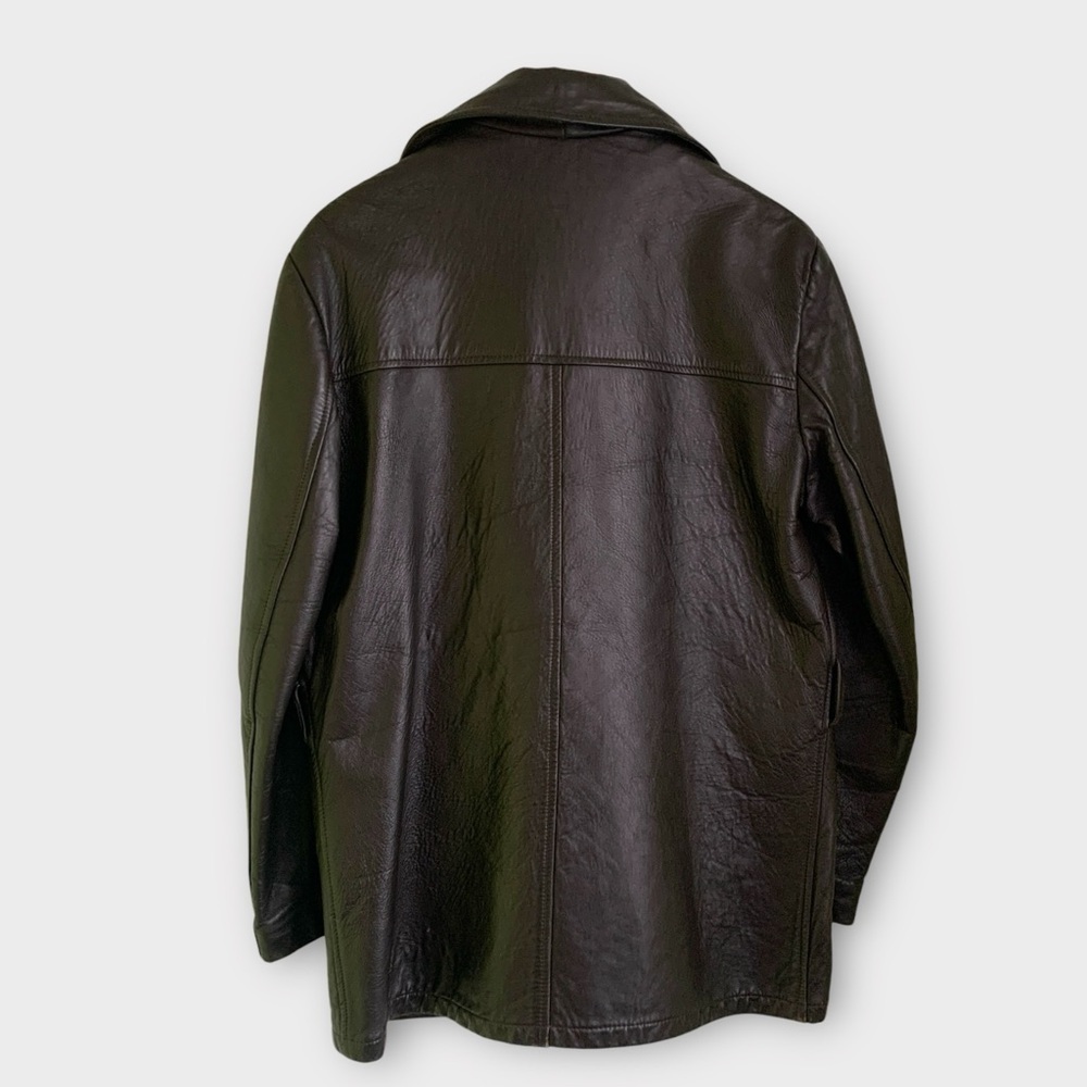 Vintage 70s / 80s Brown Leather Jacket - Picture 7 of 9